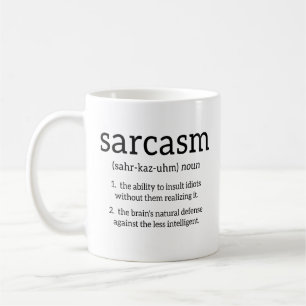 Sarcasm Definition Coffee Mug