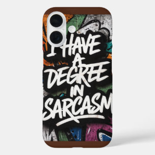Sarcasm funny quote iPhone 16 case