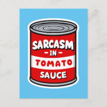 Sarcasm in tomato sauce