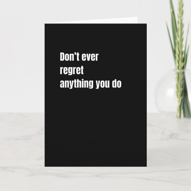 Sarcasm is the way to mock someone with style card (Front)