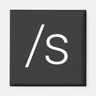 Sarcasm symbol forward slash s magnet