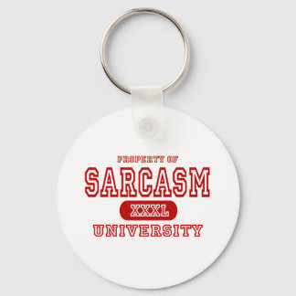 Sarcasm University Keychain