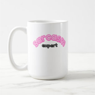 Sarcasme Expert Funny Café Mug Witty & Sassy Gi
