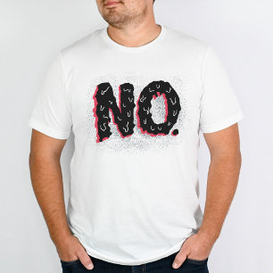 Sarcastic Antisocial Weird No Typography T-Shirt
