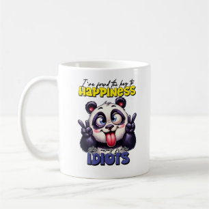 Sarcastic Bear I've found the Key to Happiness  Coffee Mug