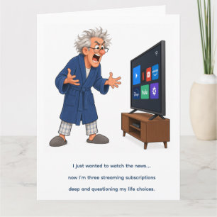 Sarcastic Birthday Card for Dad