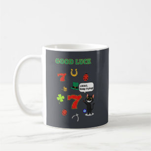 Sarcastic black cat &Lucky charms Coffee Mug