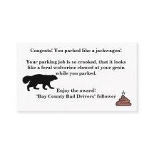 Sarcastic Calling Card