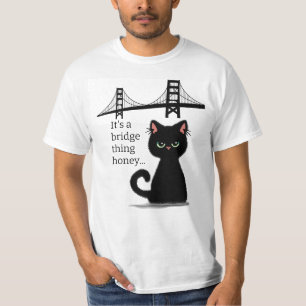 Sarcastic Cat "get over yourself!" insulting funny T-Shirt