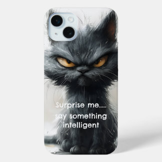 Sarcastic cat iPhone / iPad case