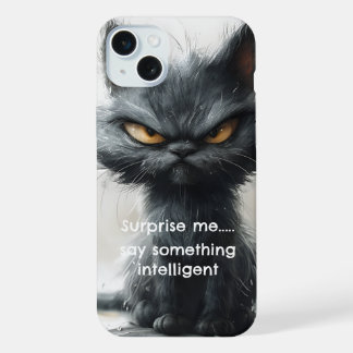 Sarcastic cat iPhone / iPad case