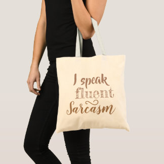 Sarcastic Charm Tote Bag