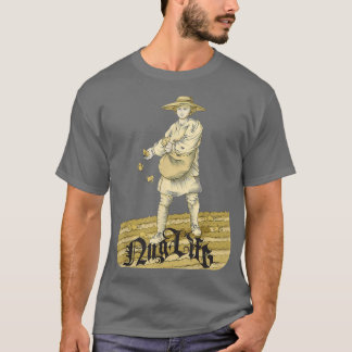 Sarcastic Chicken Nuggets Farmer Nug Life Chick Lo T-Shirt