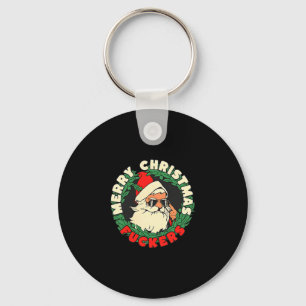 Sarcastic Christmas Merry Xmas Forer Funny Santa H Keychain