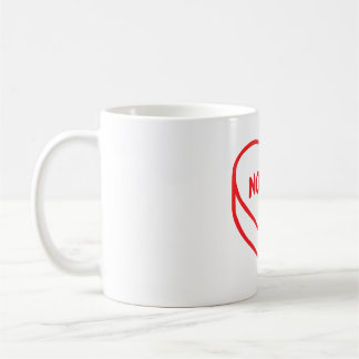 Sarcastic Cute Expression No Thx Candy Heart Coffee Mug