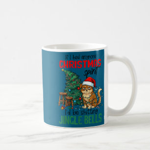 Sarcastic Dog Christmas Srit Ting Jingle Bells Hum Coffee Mug