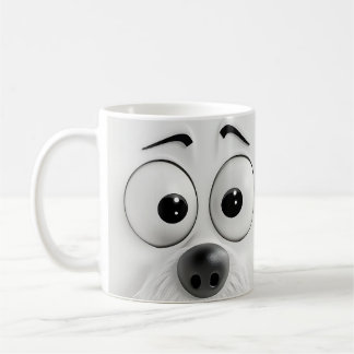 Sarcastic Dog Face 3D Coffee Mug