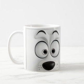 Sarcastic Dog Face 3D Coffee Mug