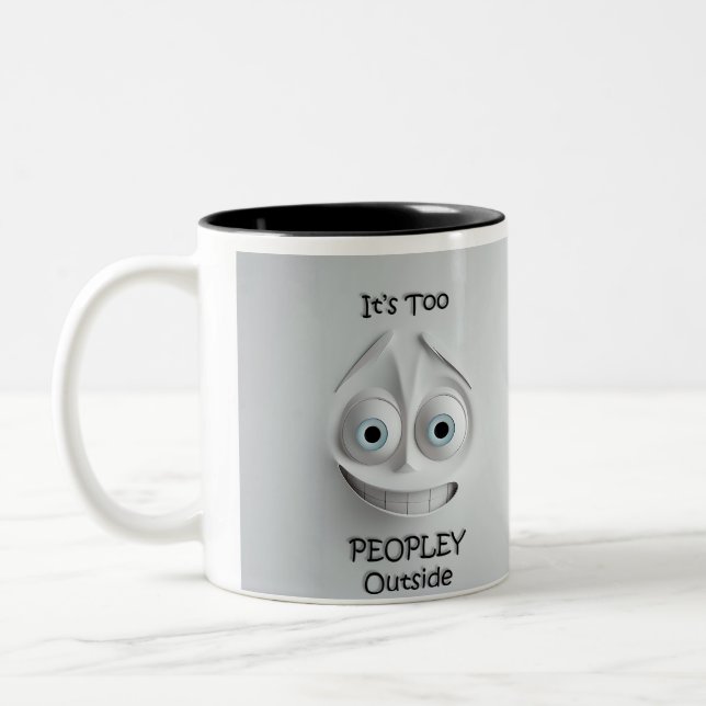 Sarcastic Face 3D Mug (Left)