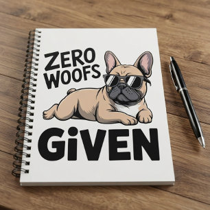 Sarcastic French Bulldog Antisocial Dog Lover Notebook
