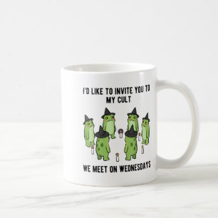 Sarcastic Frog Meme Funny Amphibian Cult Men And W Coffee Mug