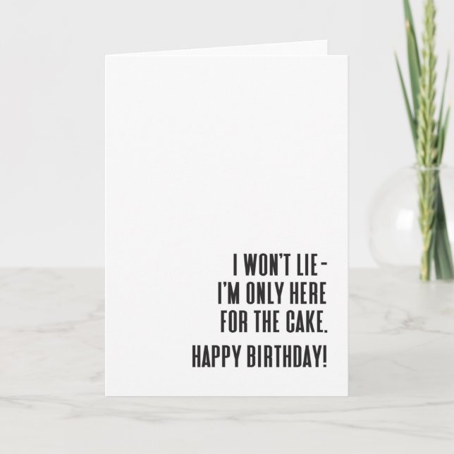 Sarcastic funny card (Front)