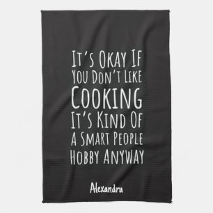 Sarcastic Funny Cooking Gifts Humor Chef Cook Joke Kitchen Towel