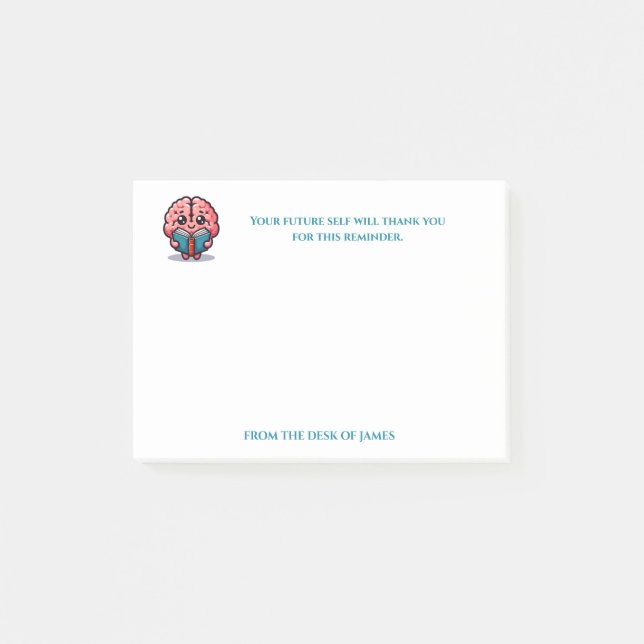 Sarcastic Funny Mind Reader Post-it Notes (Front)