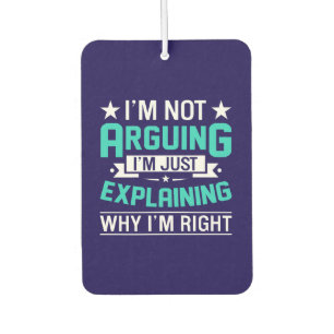 Sarcastic Funny Quote Design Air Freshener