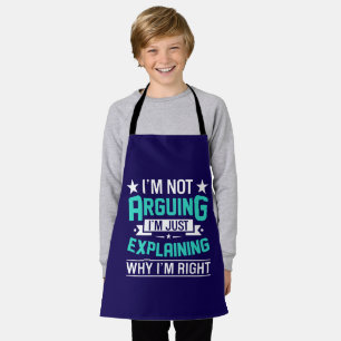 Sarcastic Funny Quote Design Apron