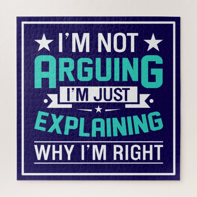 Sarcastic Funny Quote Design Jigsaw Puzzle (Vertical)