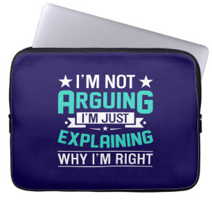 Sarcastic Funny Quote Design Laptop Sleeve