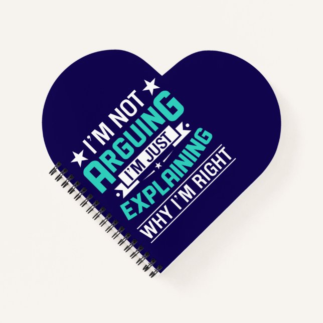Sarcastic Funny Quote Design Notebook (Front)