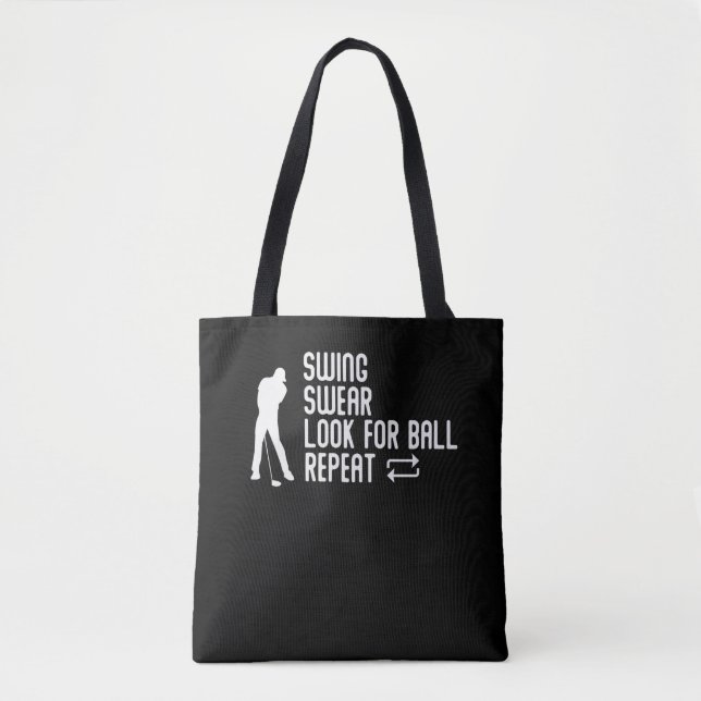 Sarcastic Golf Joke Golf Course Humour Golfing Tote Bag (Front)