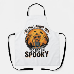 Sarcastic Halloween Shirt Funny Haunted Graveyard Apron