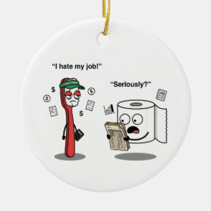 Sarcastic Humor Accountant Funny Sassy Meme Ceramic Ornament
