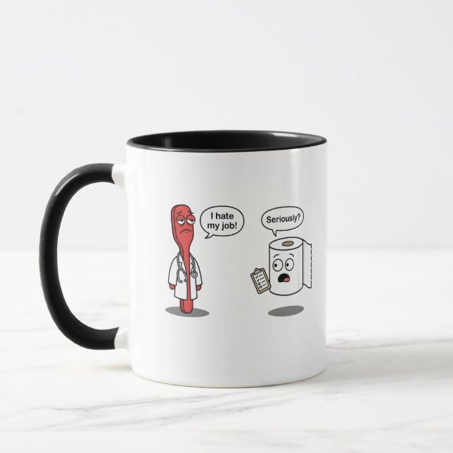 Sarcastic Humor Graphic Doctor Funny Sassy Meme Mug (Left)