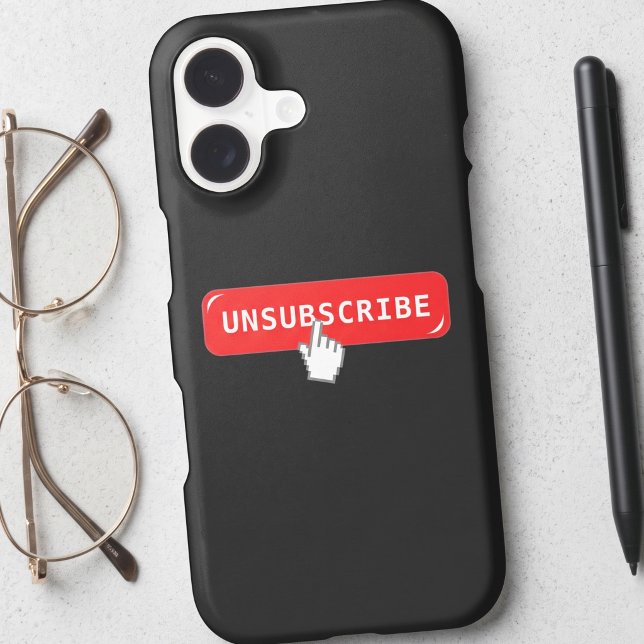 Sarcastic Introvert Humour - Unsubscribe Button (Creator Uploaded)