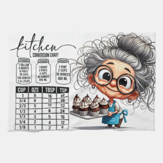 Sarcastic Kitchen Chart Kitchen Towel