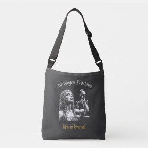 Sarcastic Libra Horoscope – Life Is Brutal Crossbody Bag