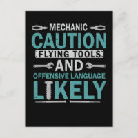 Sarcastic Mechanic Funny Garage Workshop Husband