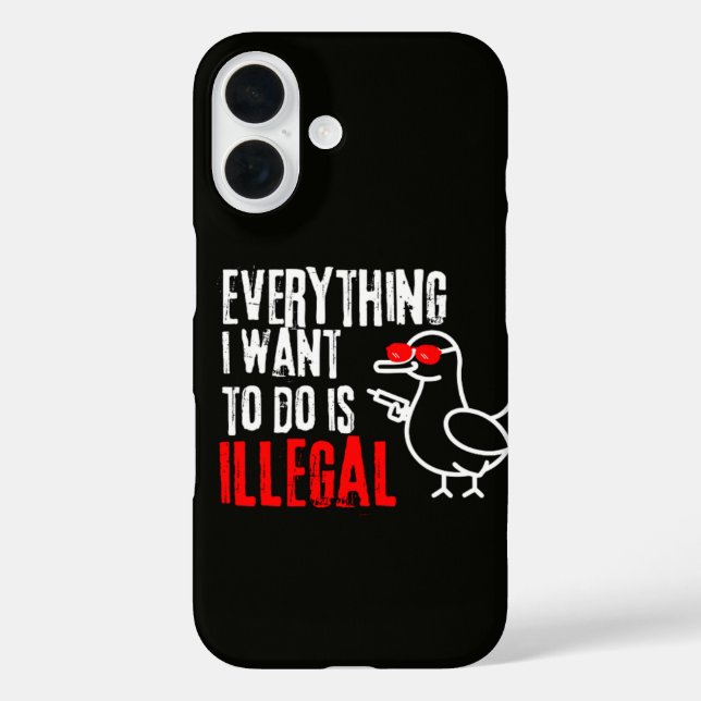 Sarcastic Meme Animal  Case-Mate iPhone Case (Back)