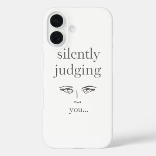 Sarcastic Minimalist Introvert Humor iPhone 16 Case