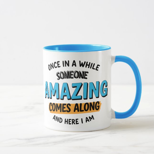Sarcastic Mug, Funny Coffee Mug (Droite)
