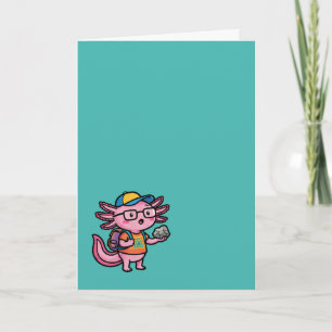 Sarcastic Nerd Axolotl I Axolotl Questions Meme Card
