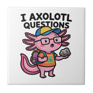 Sarcastic Nerd Axolotl I Axolotl Questions Meme Tile