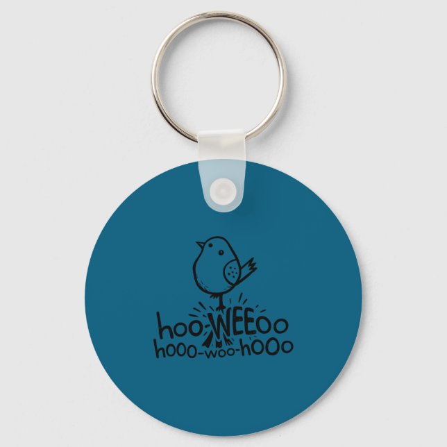 Sarcastic Oh No Australian Accent Keychain (Front)