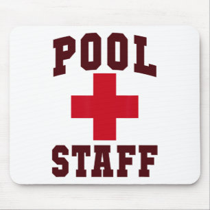 Sarcastic Pool Staff Off Duty Trip Lifeguards Vaca Mouse Pad