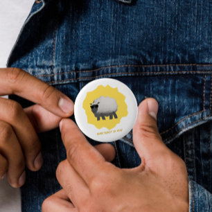 Sarcastic Sheep – Ewe Talkin’ to Me? 2 Inch Round Button