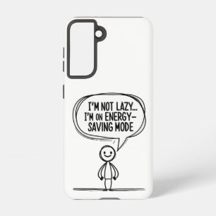 Sarcastic Stick Figure Quote – Energy Saving Samsung Galaxy Case